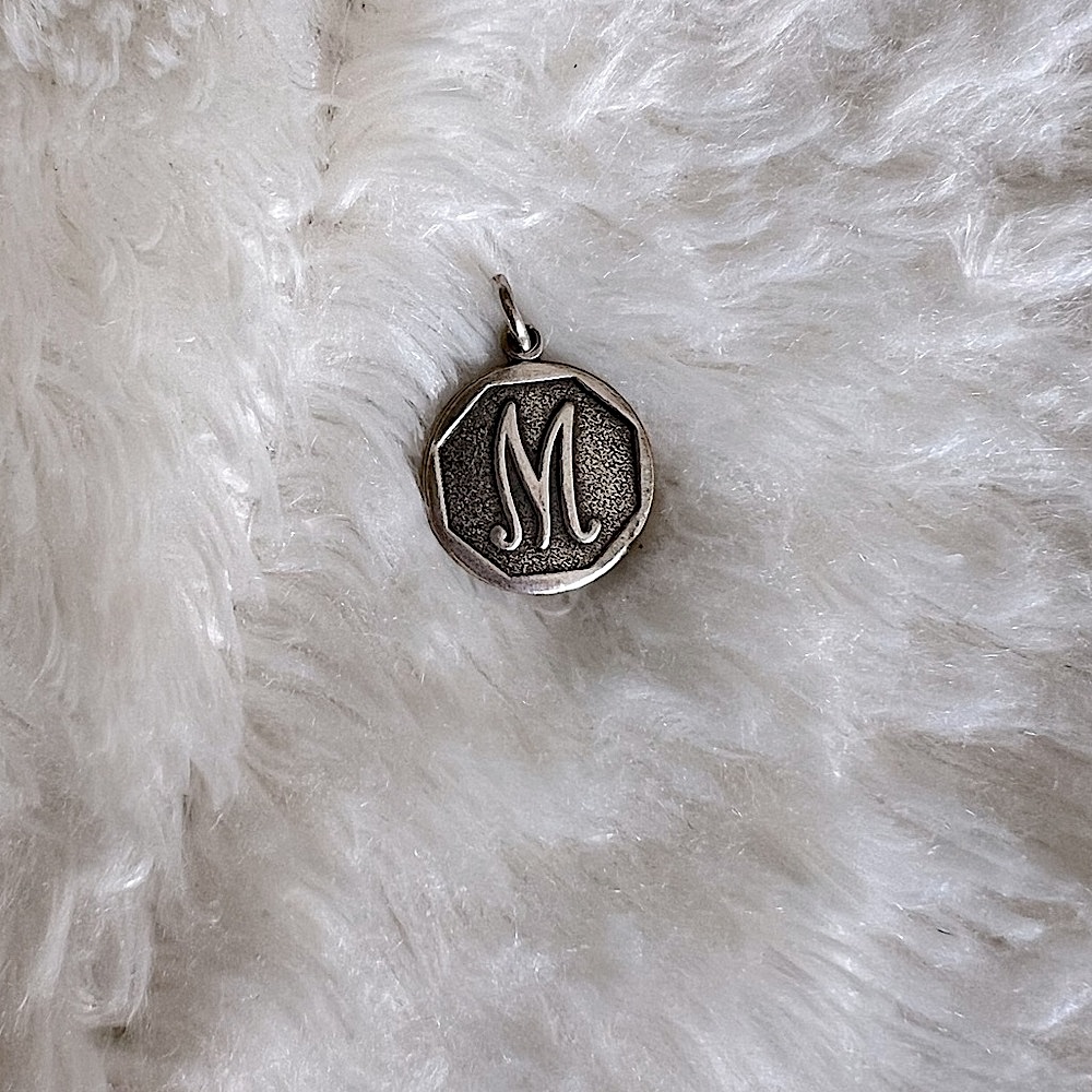M Charm for Charm Bracelet